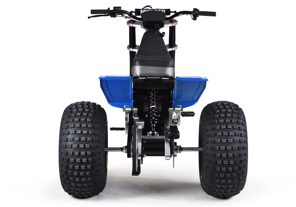 Mini RCR T3 Electric 3 Wheeler Bike Blue with Blue Fenders