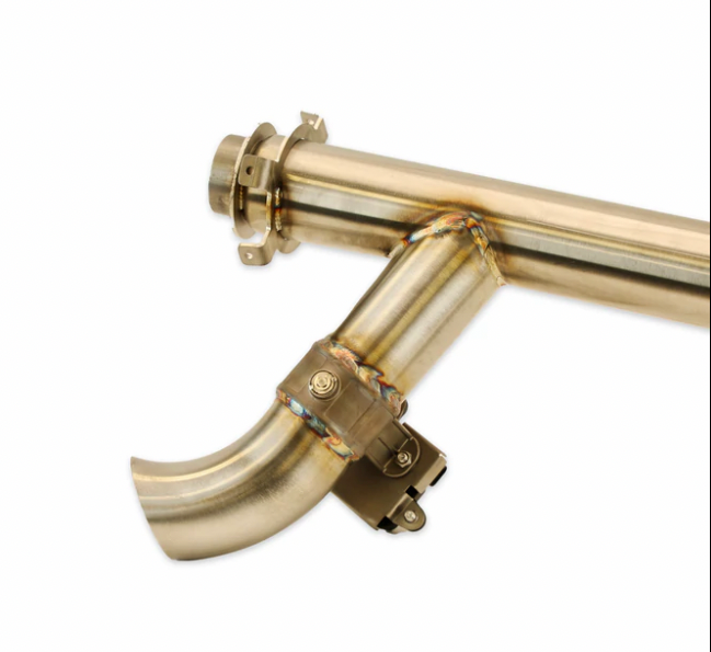 Trinity Racing Side Piece Header Pipe with elecronic Cutout for Can Am X3