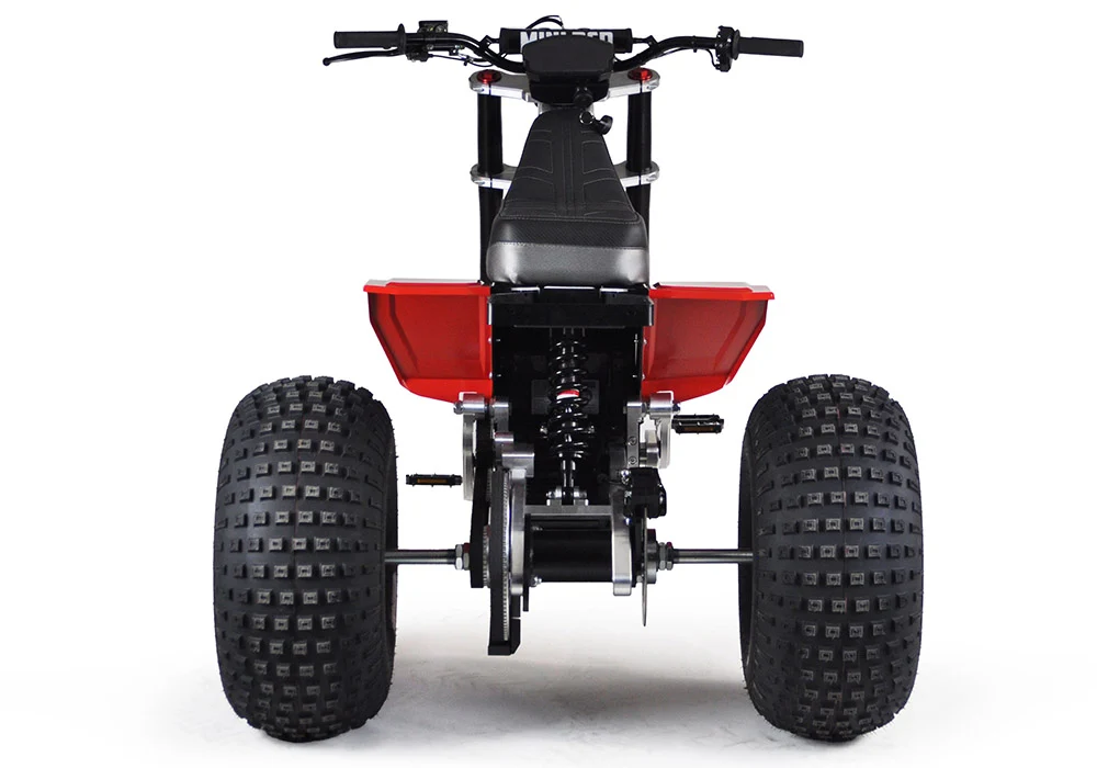 Mini RCR T3 Electric 3 Wheeler Bike Red with Red Fenders