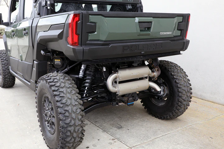 Trinity Racing Polaris Xpedition Dual Muffler Exhaust Quiet Slip On