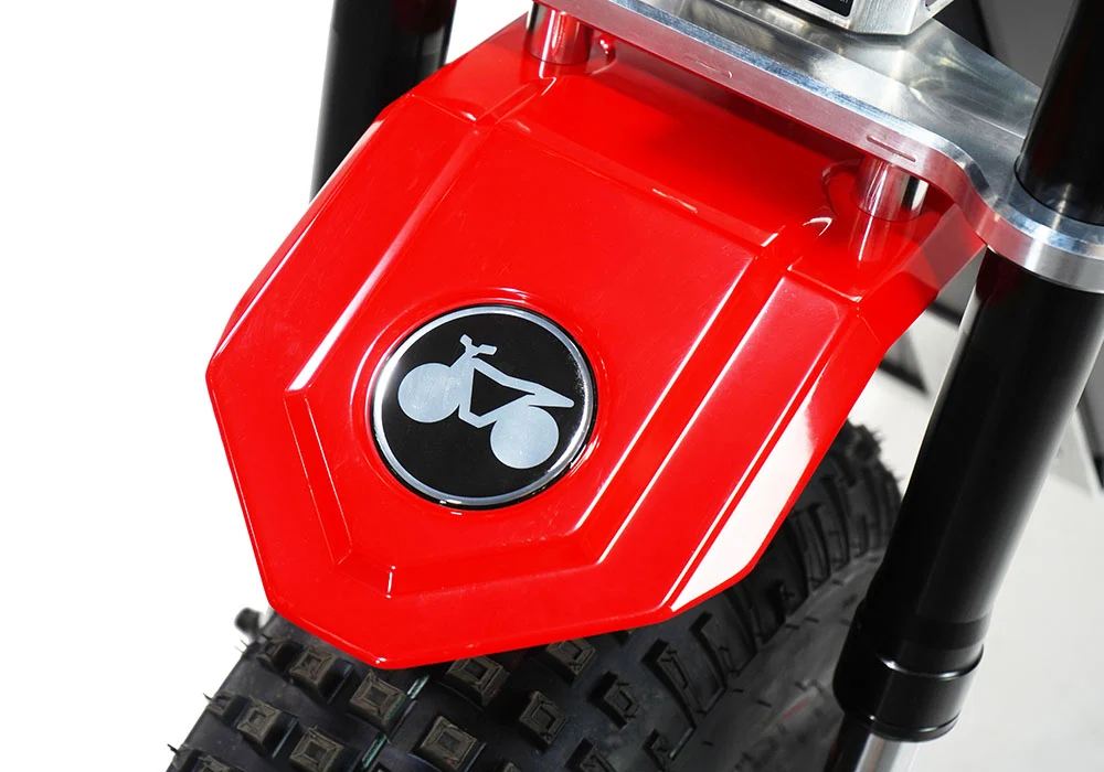 Mini RCR RCR F2 Electric Bike Red with Red Fenders