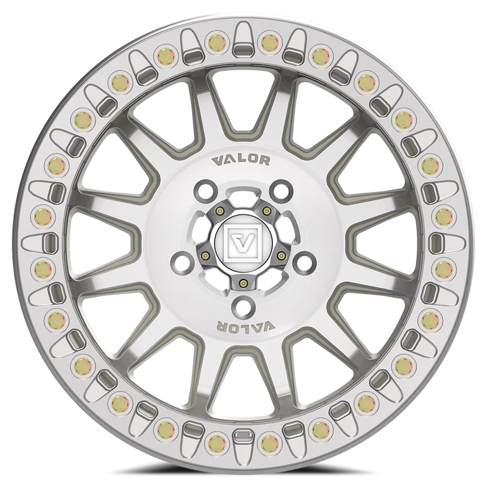 Valor Offroad V09 Beadlock UTV Wheel RAW Machined