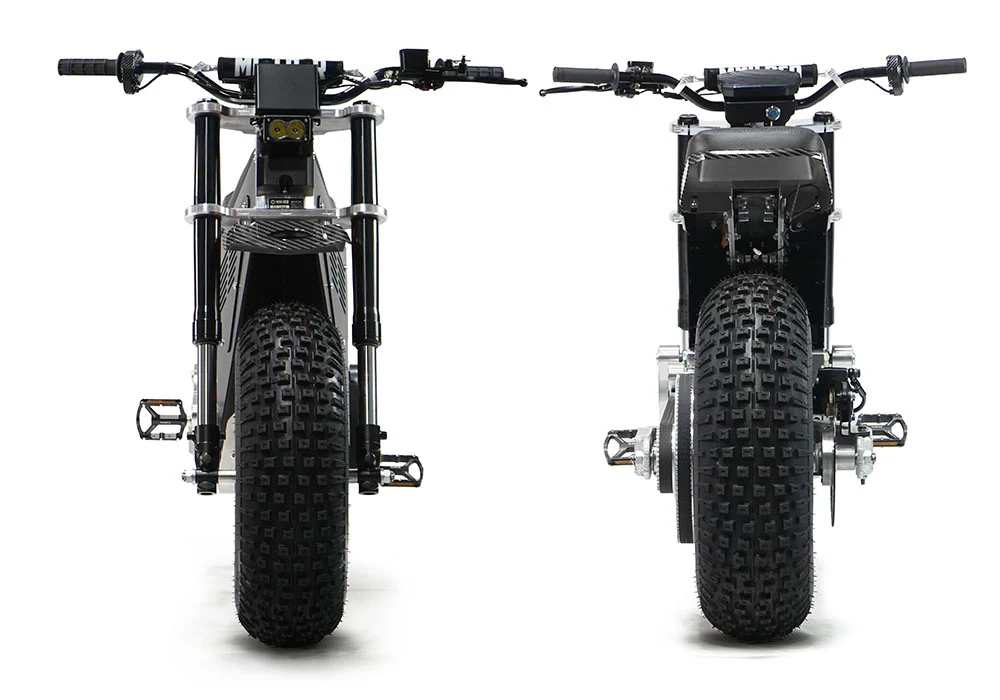 Mini RCR RCR F2 Electric Bike Red with Black Carbon Fenders