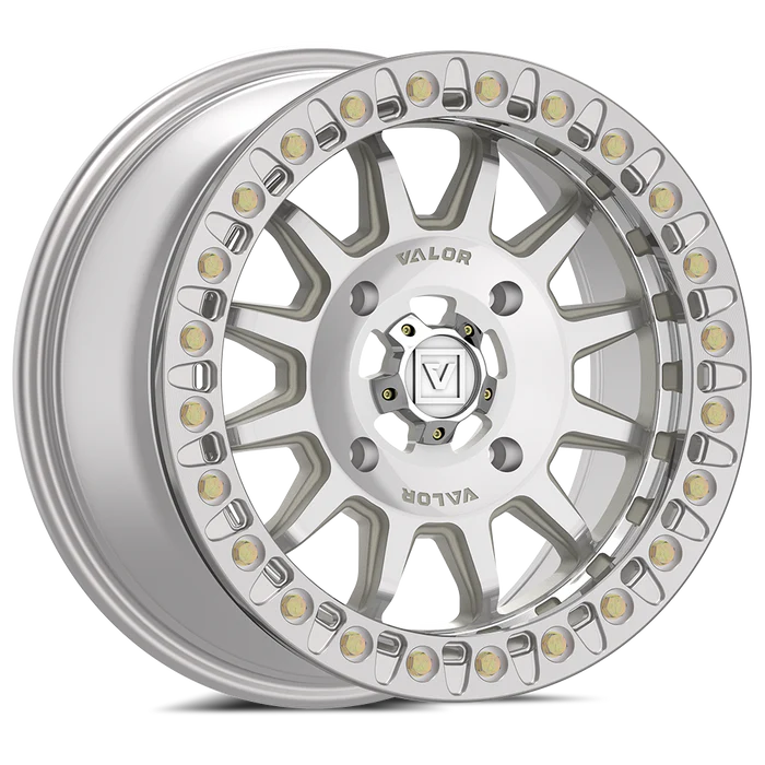 Valor Offroad V09 Beadlock UTV Wheel RAW Machined