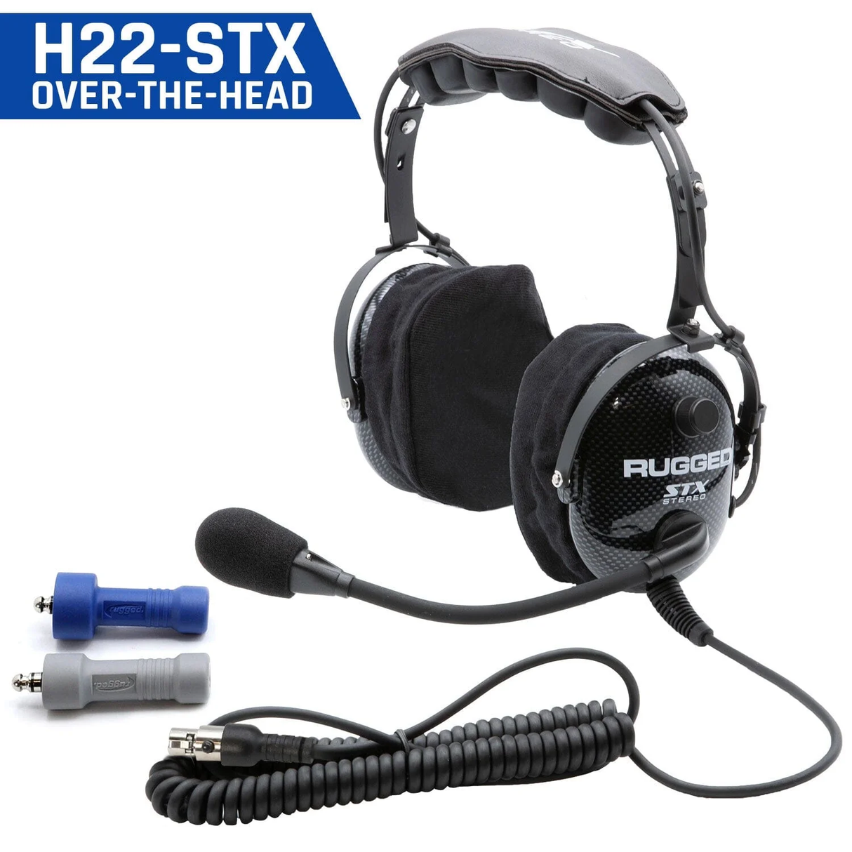 Rugged Radios ULTIMATE Alpha Audio Stereo Headset with Volume Control