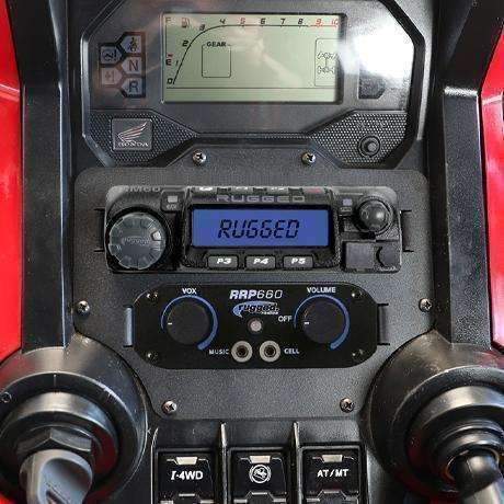 Rugged Radios Honda Talon Mount for Radio, Intercom, and Switches-M1 / G1 / G4 / RM45 / RM60 / GMR45 Radio + Intercom
