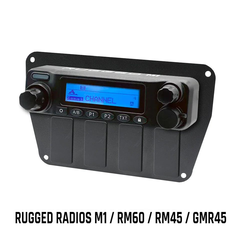 Rugged Radios Multi Mount Insert or Standalone Mount for Rugged Radios with Rocker Switches