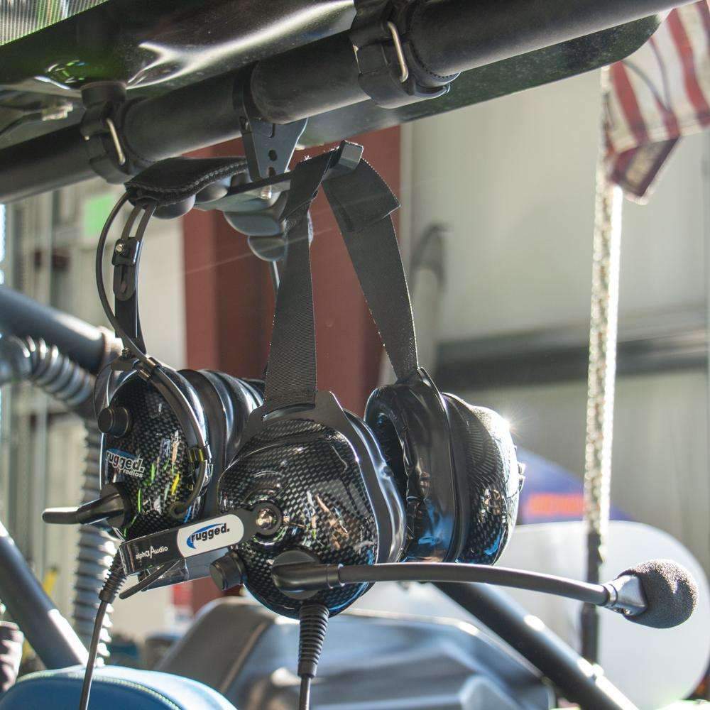 Rugged Radios Dual Headset Hanger with Bar Mount Hanger Only (NO Bar Mount)