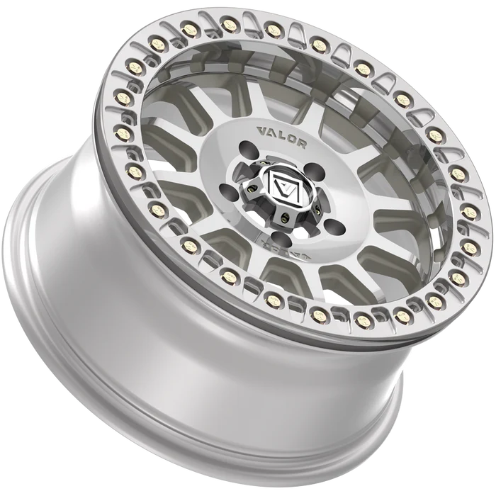 Valor Offroad V09 Beadlock UTV Wheel RAW Machined