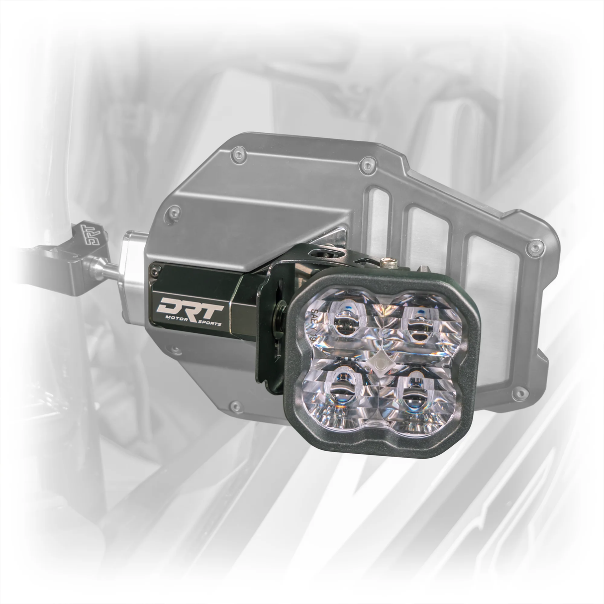 DRT Motorsports Aluminum Tactical Mirror Light Bracket Kit