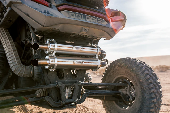 Trinity Racing RZR Turbo/ S Full Stainless Steel Exhaust