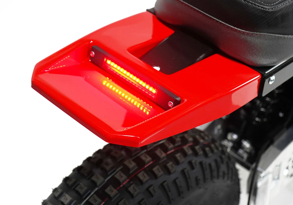 Mini RCR RCR F2 Electric Bike Red with Red Fenders