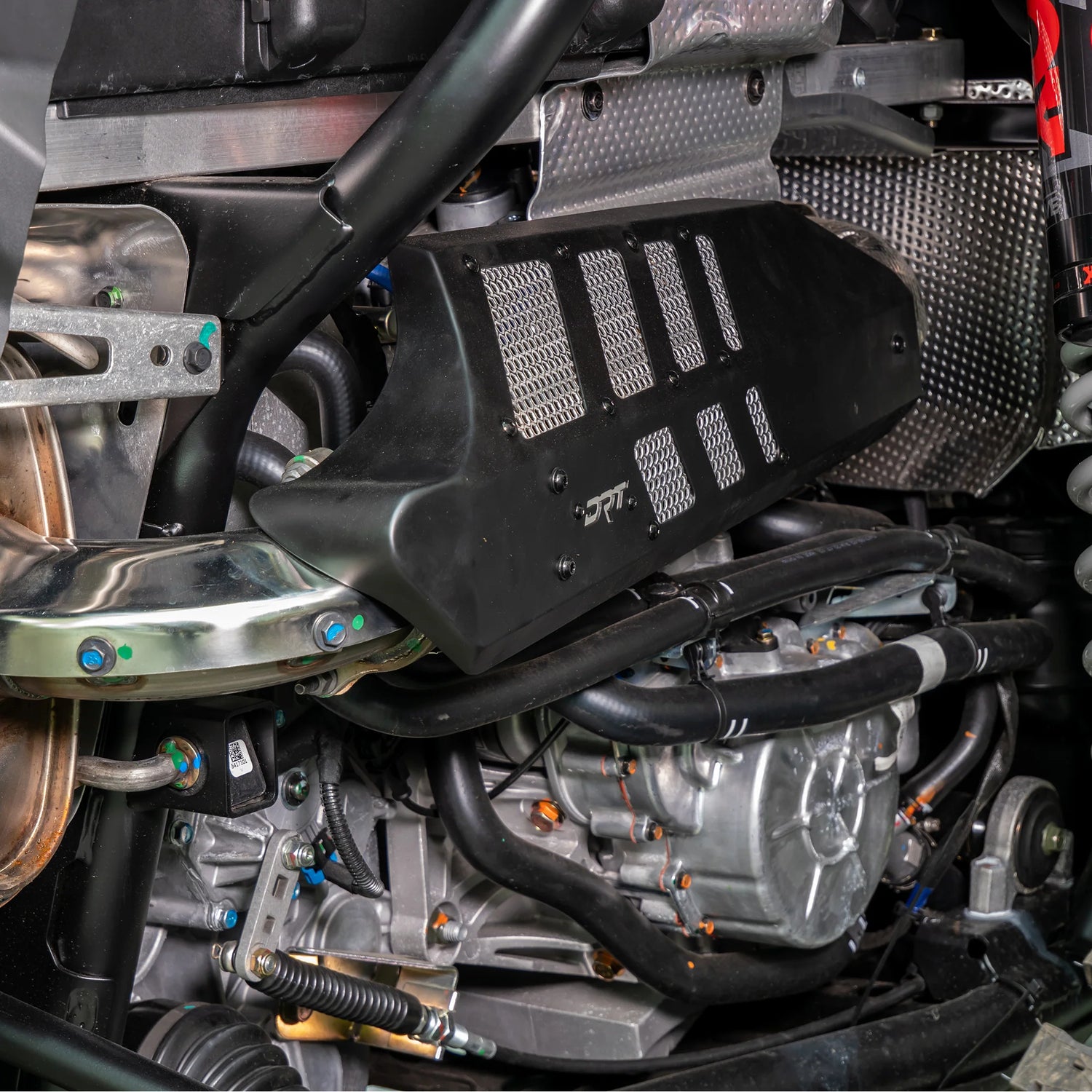 DRT Motorsports RZR Pro XP / Turbo R 2022+ Aluminum Headpipe Shield