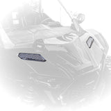 DRT Motorsports Polaris 2025+ RZR Pro XP/Pro S /Pro R Billet Aluminum Front Fender Intake Mesh Kit - Black