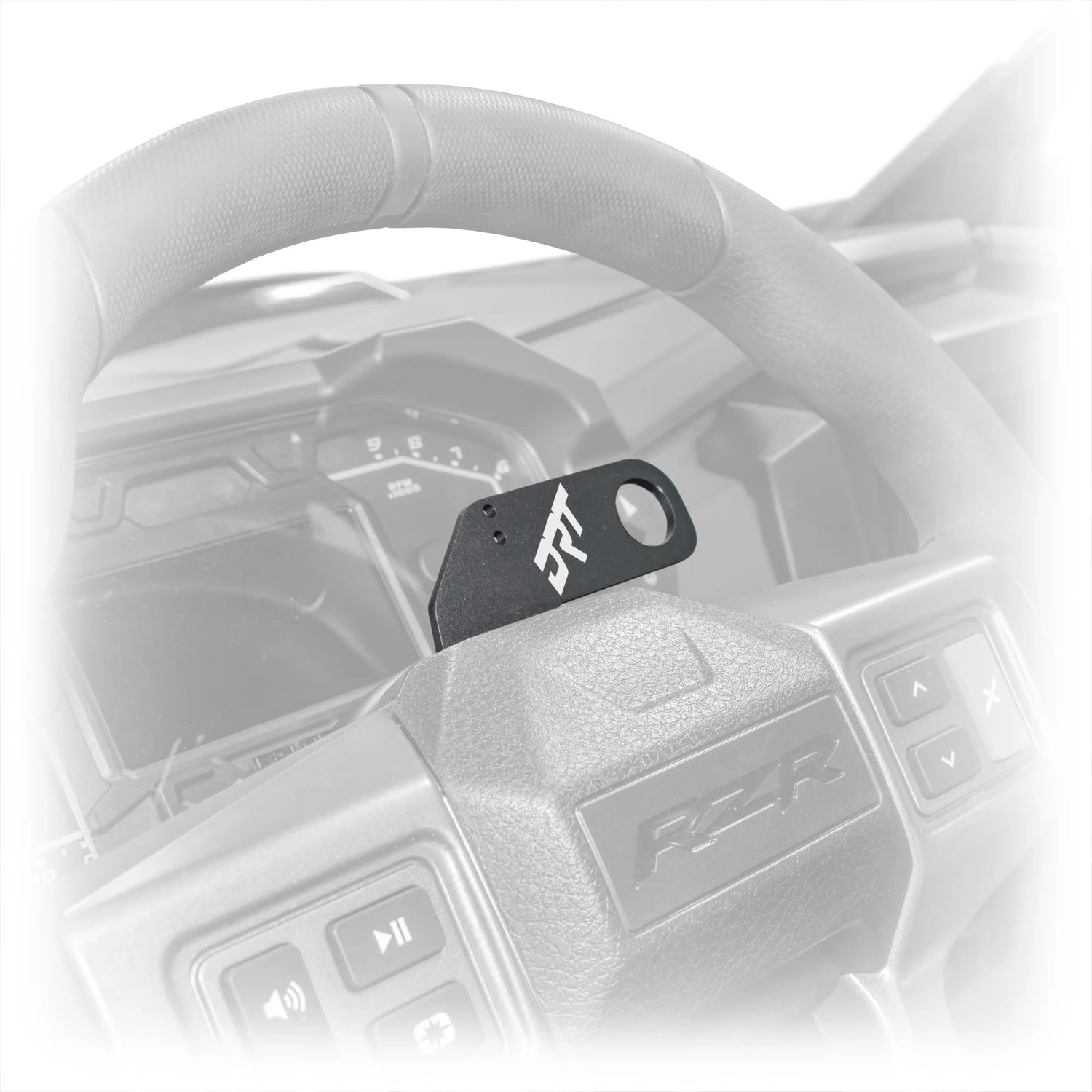 DRT Motorsports T Polaris RZR 2020+ Steering Wheel Single Push-To-Talk Plate