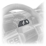 DRT Motorsports T Polaris RZR 2020+ Steering Wheel Single Push-To-Talk Plate