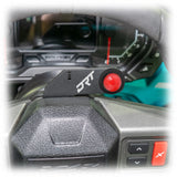 DRT Motorsports T Polaris RZR 2020+ Steering Wheel Single Push-To-Talk Plate