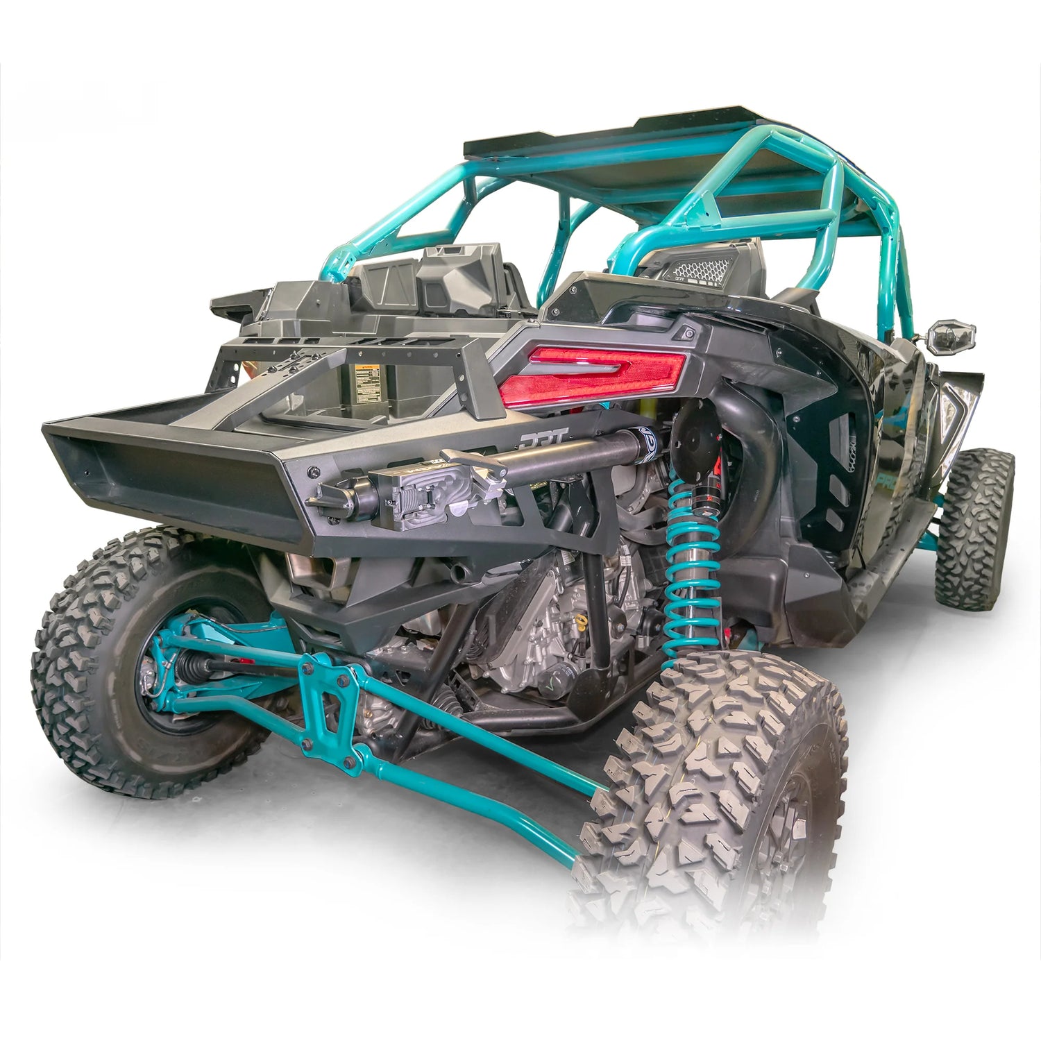DRT Motorsports  Polaris Pro R Desert Runner Fixed Tire Carrier AGM Electric Jack Holder Kit