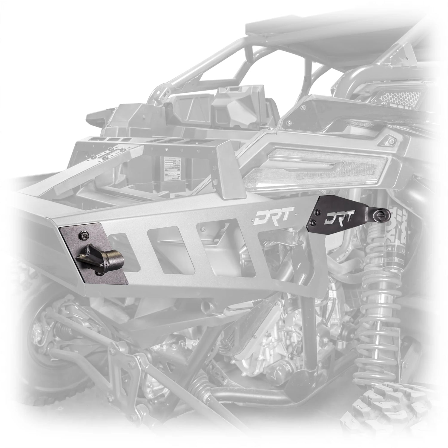 DRT Motorsports  Polaris Pro R Desert Runner Fixed Tire Carrier AGM Electric Jack Holder Kit