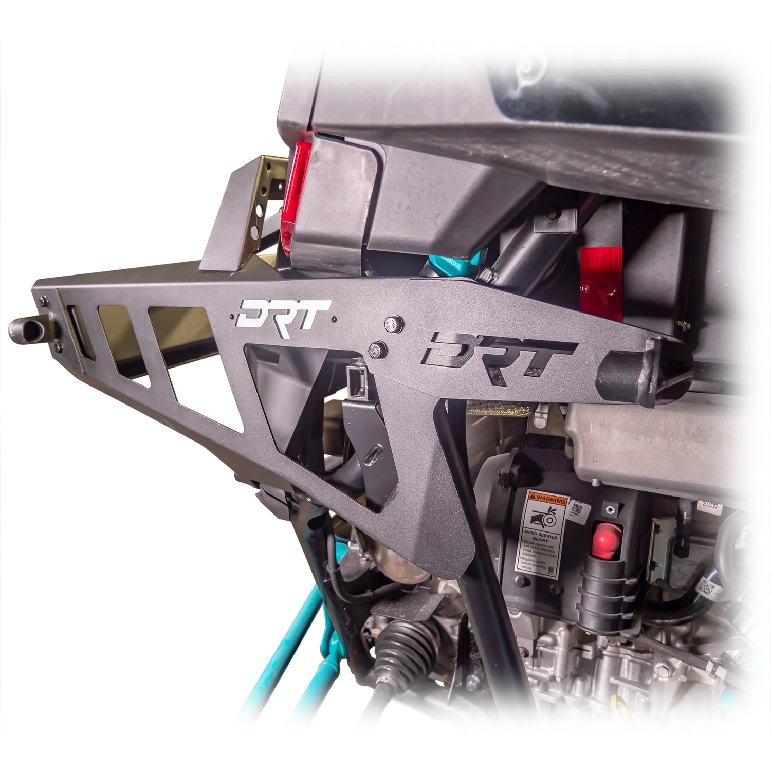 DRT Motorsports  Polaris Pro R Desert Runner Fixed Tire Carrier AGM Electric Jack Holder Kit