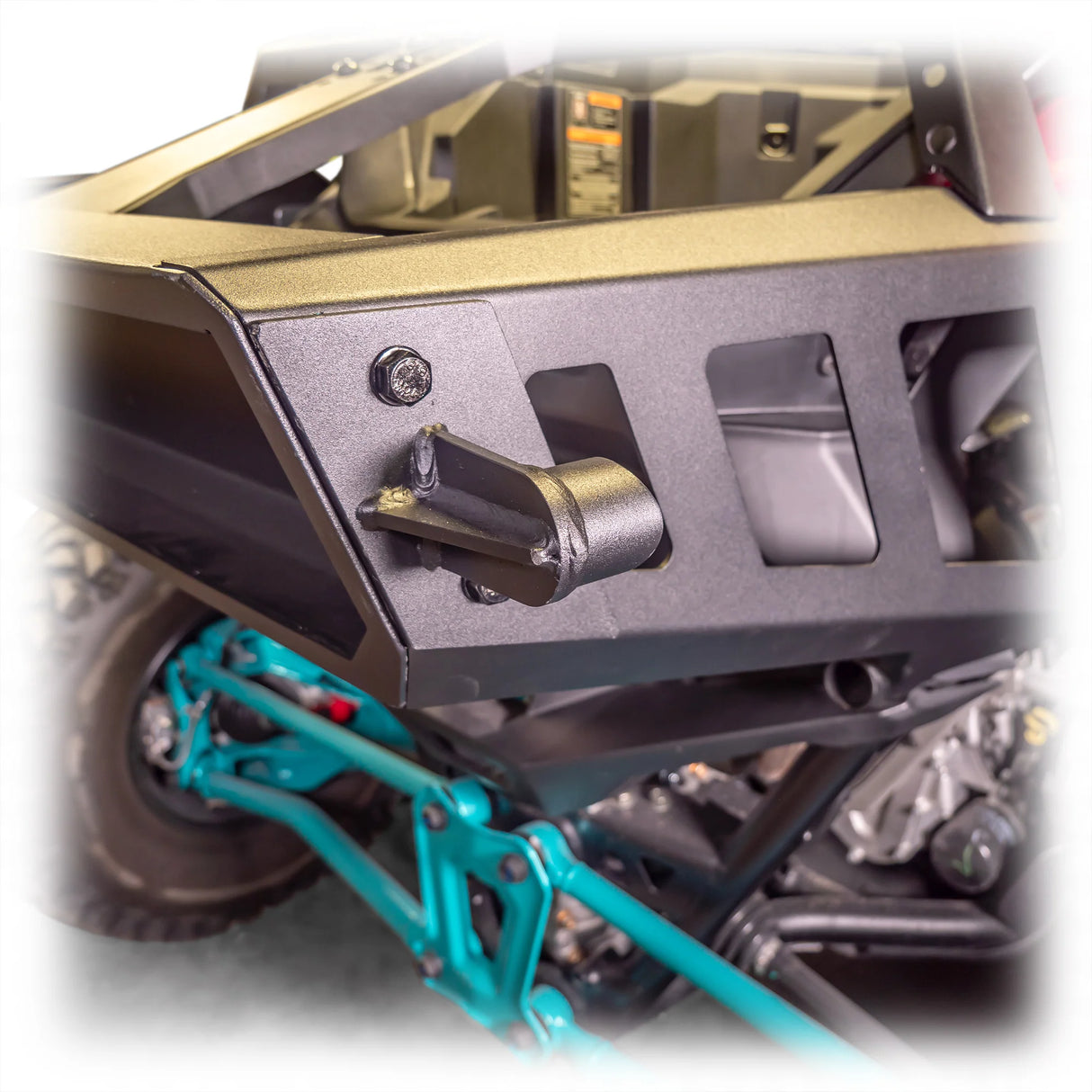 DRT Motorsports  Polaris Pro R Desert Runner Fixed Tire Carrier AGM Electric Jack Holder Kit