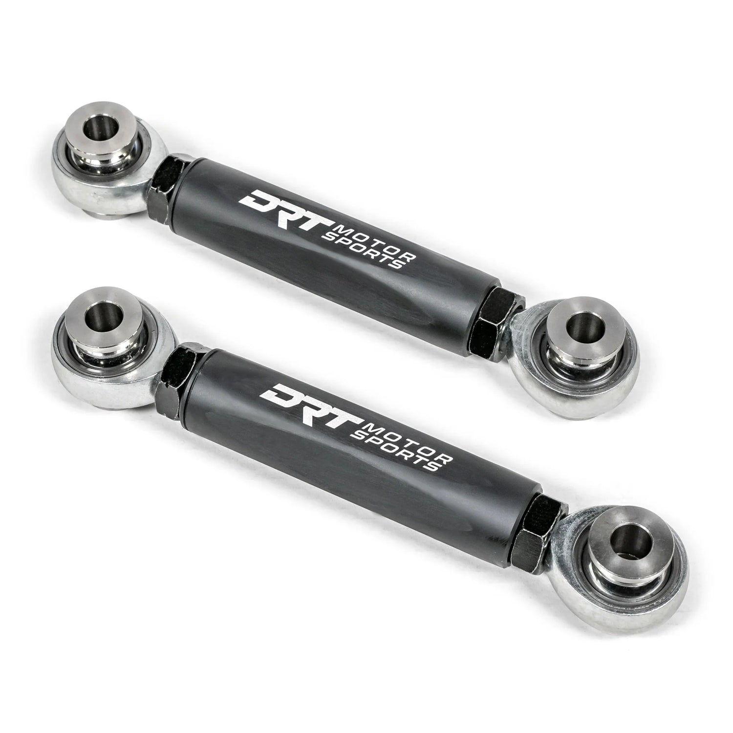 DRT Motorsports Polaris RZR XP Billet Aluminum Hex Bar Adjustable Sway Bar Link Kit, Rear (M12)