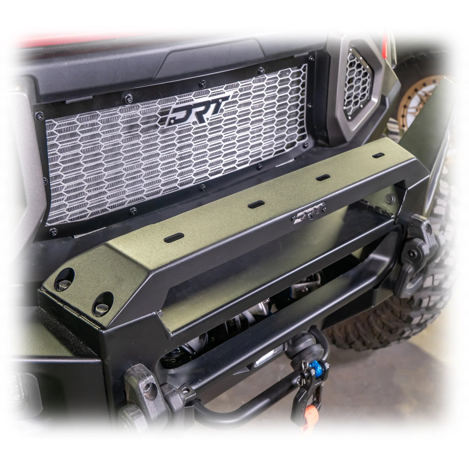 DRT Motorsports  Polaris Ranger XD 1500 2024+ Front Bumper Light Bracket Kit