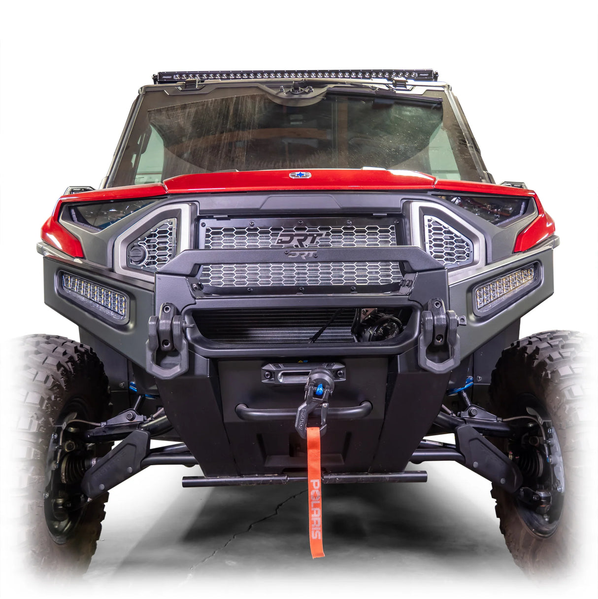 DRT Motorsports  Polaris Ranger XD 1500 2024+ Front Bumper Light Bracket Kit