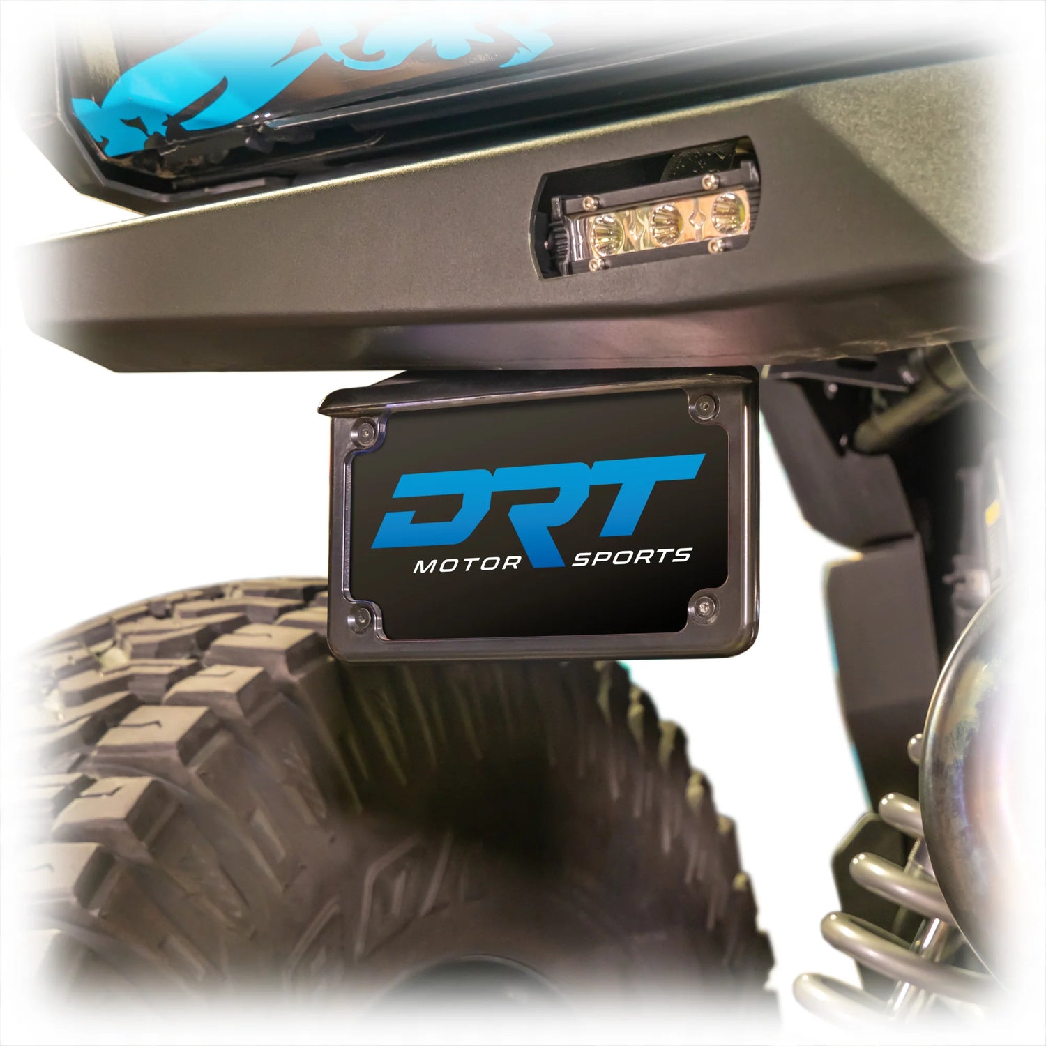 DRT Motorsports  Polaris 2024+ Xpedition Rear Bumper License Plate Bracket
