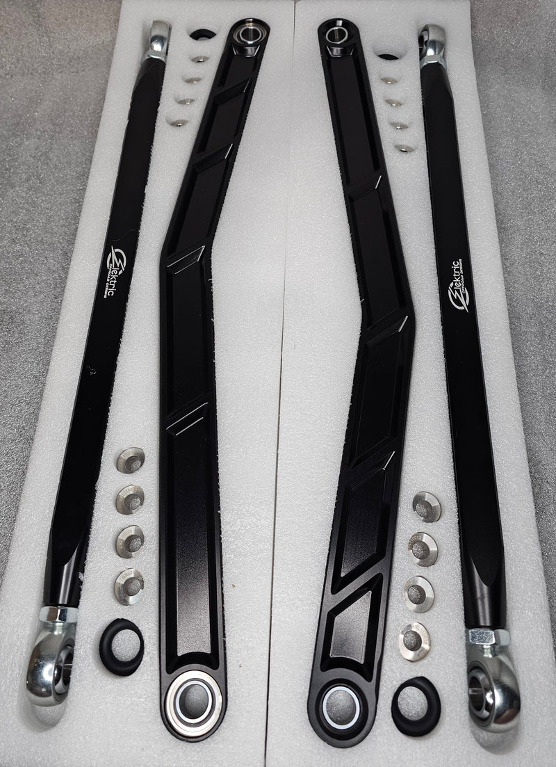 Elektric Offroad 2020+ Polaris Rzr Pro Xp Volt Billet Radius Rods Anodized Black