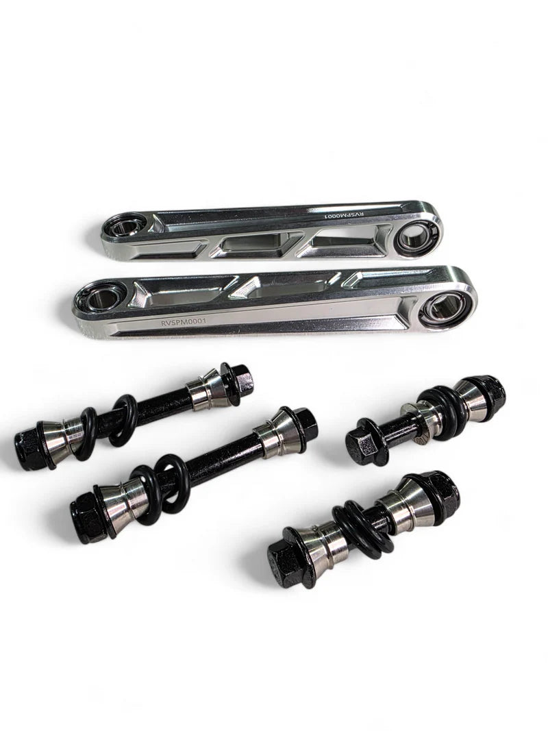 Elektric Offroad 2024+ Can Am Maverick R Front Sway Bar Links Anodized Clear
