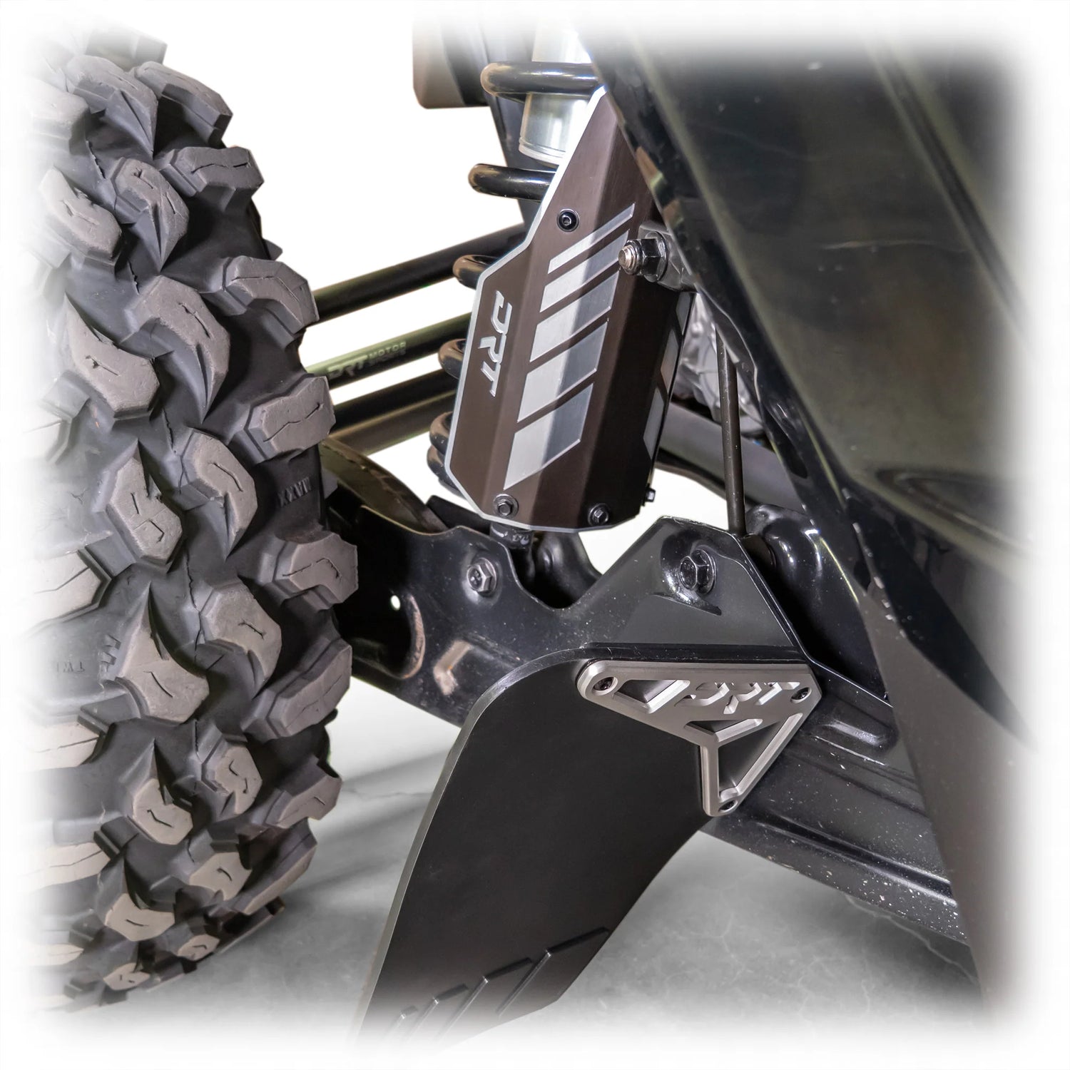 DRT Motorsports Can-Am 2017+ Maverick X3/R Rear Aluminum Shock Guards