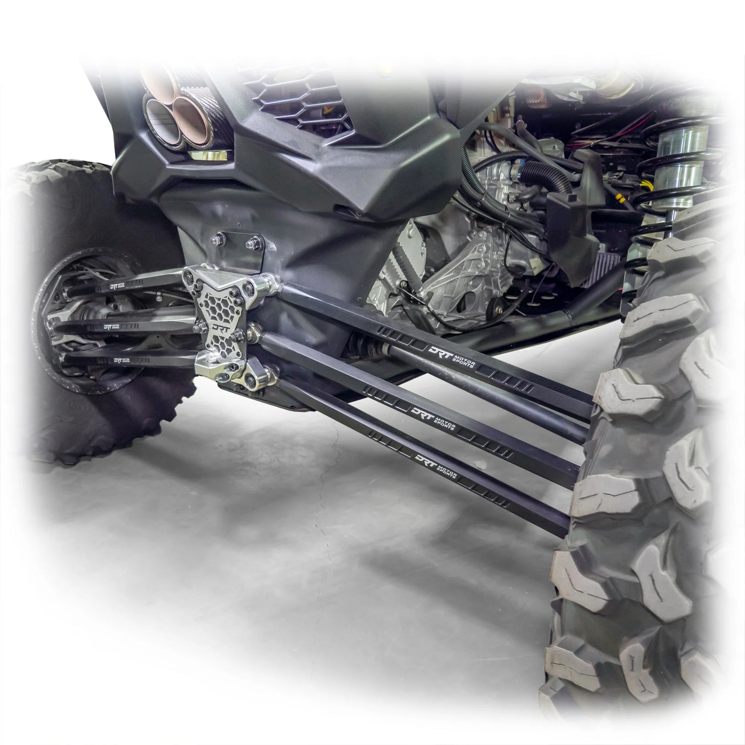 DRT Motorsports Can-Am X3 2017+ Billet Aluminum Hex Bar Radius Rod Kit - 72"