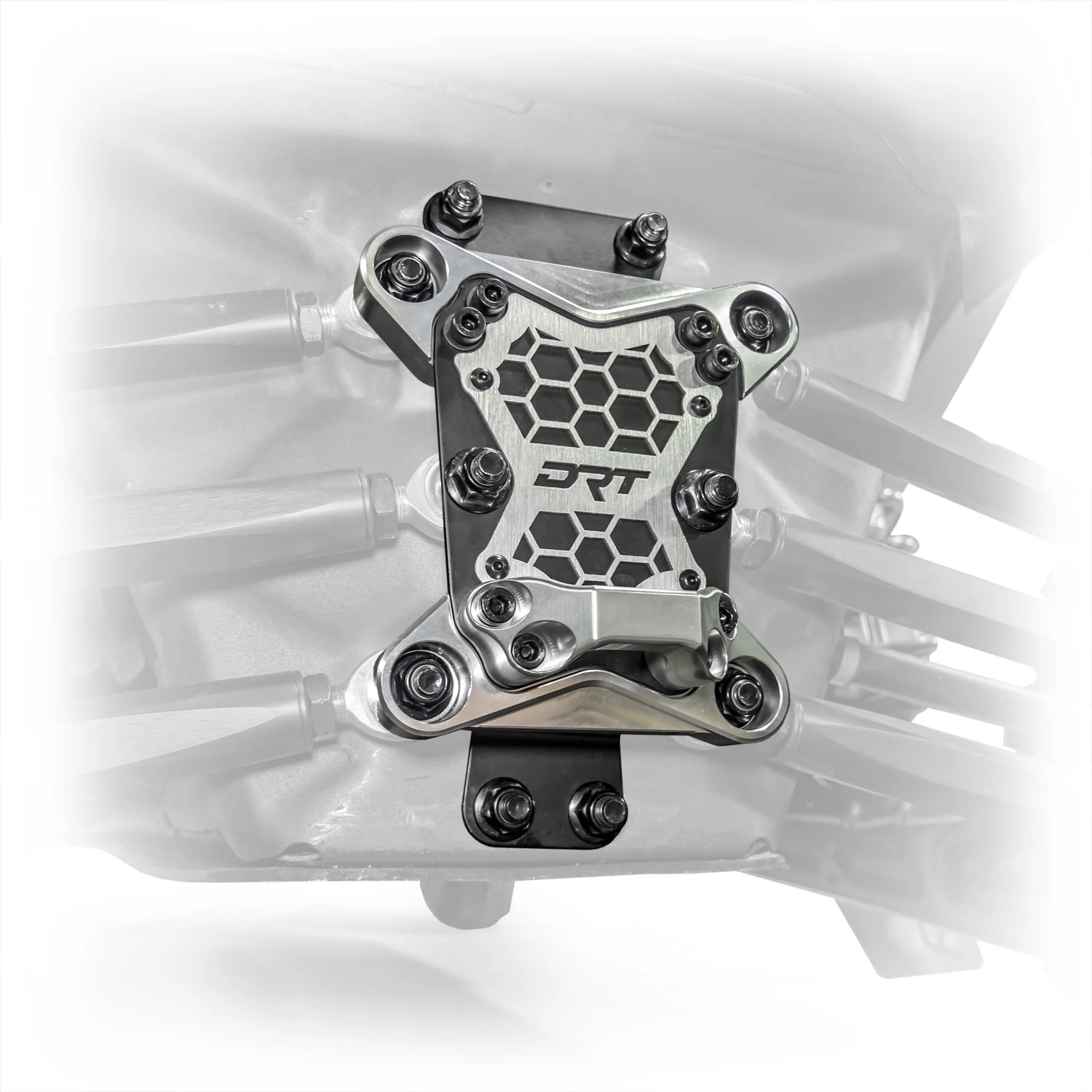 DRT Motorsports Can-Am Maverick X3 2017+ Billet Aluminum 3-PC Radius Rod Plate Kit