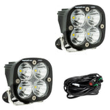 Baja Designs Squadron PRO Sport Black LED Auxiliary Light Pod PAIR- Universal