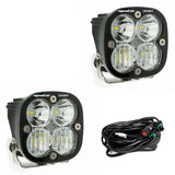 Baja Designs Squadron Sport Black LED Auxiliary Light Pod PAIR- Universal