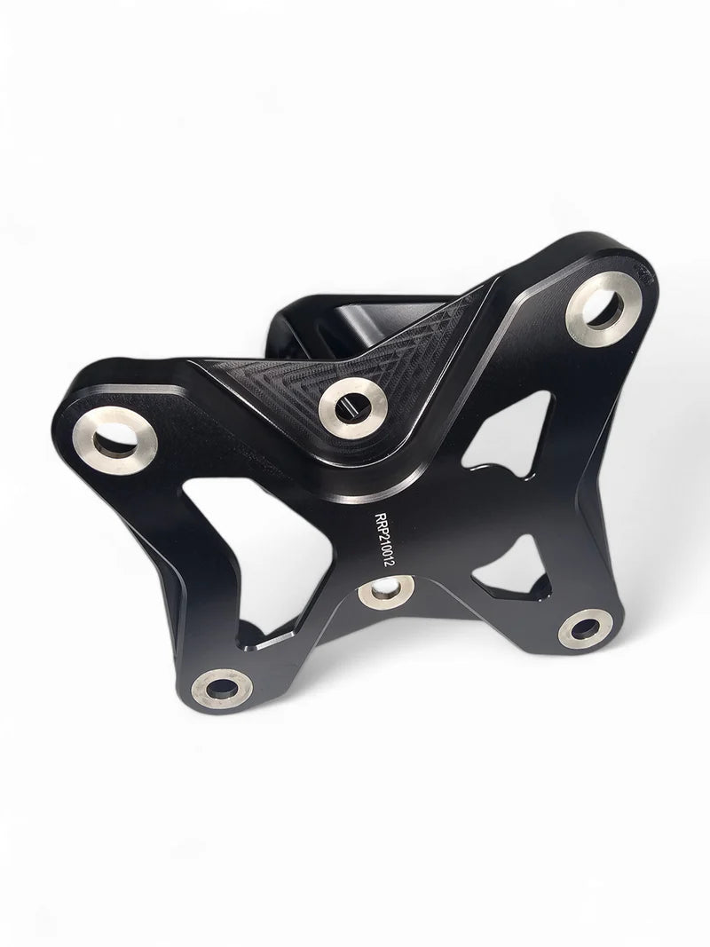 Elektric Offroad 2017+ Can Am X3 Maverick 6 bolt EOD XL Radius Rod Plate with Tow Hook Black