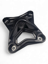 Elektric Offroad 2017+ Can Am X3 Maverick 6 bolt EOD XL Radius Rod Plate with Tow Hook Black