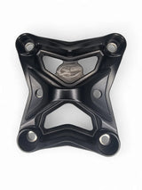 Elektric Offroad 2017+ Can Am X3 Maverick 6 bolt EOD XL Radius Rod Plate with Tow Hook Black