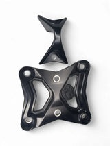 Elektric Offroad 2017+ Can Am X3 Maverick 6 bolt EOD XL Radius Rod Plate with Tow Hook Black