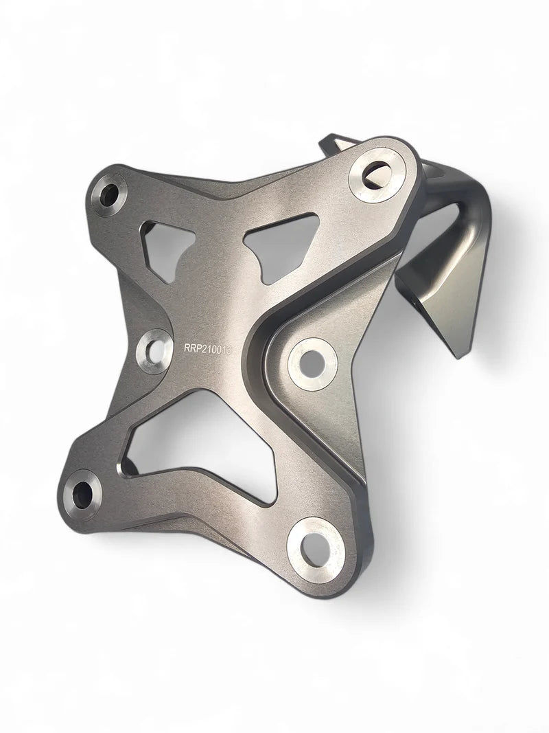 Elektric Offroad 2017+ Can Am X3 Maverick 6 bolt EOD XL Radius Rod Plate with Tow Hook Gun Metal