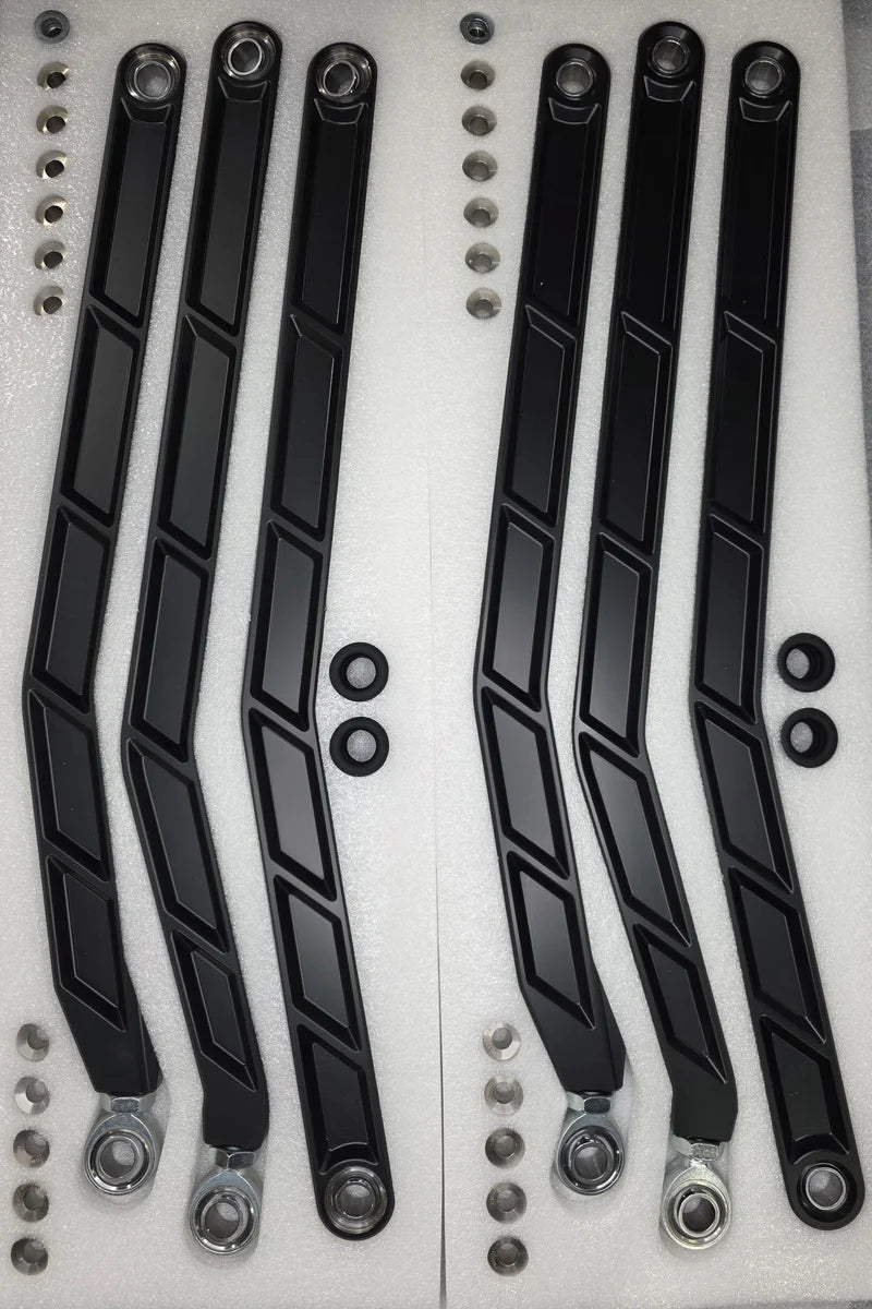 Elektric Offroad 2017+ Can Am Maverick X3 Volt Billet Radius Rods Anodized Black (RS 72" Model Only)