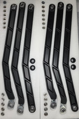 Elektric Offroad 2017+ Can Am Maverick X3 Volt Billet Radius Rods Anodized Black (RS 72" Model Only)