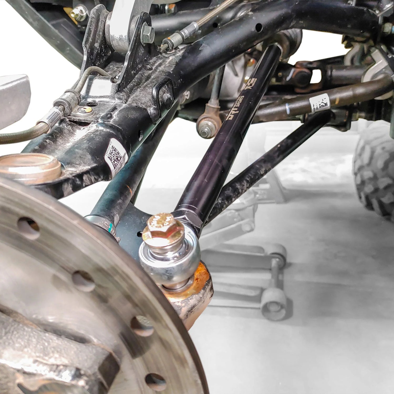 DRT Motorsports Polaris RZR Turbo S/S4 HD Billet Aluminum Tie Rod Kit, (M16 Rack)