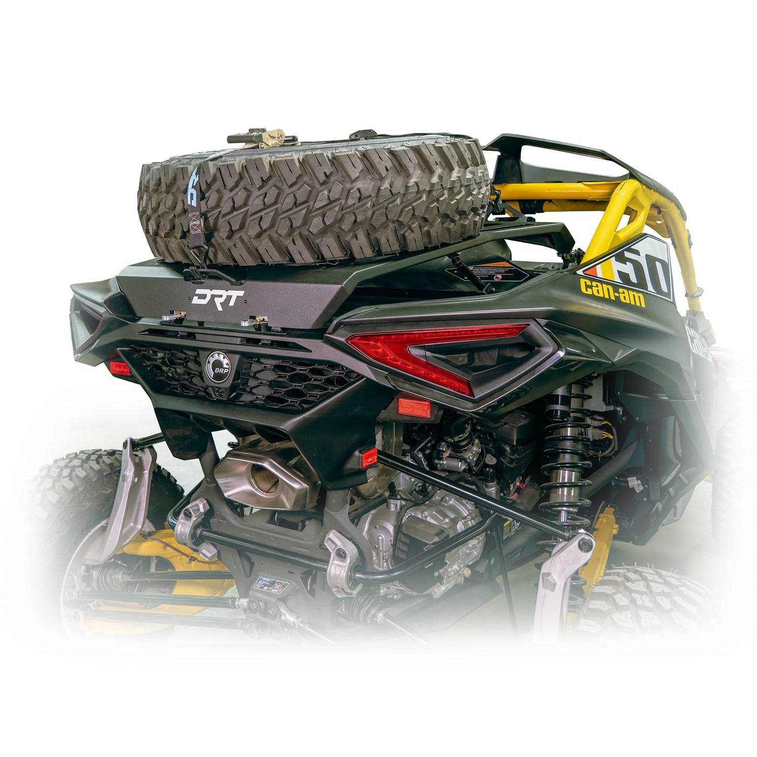DRT Motorpsorts CanAm Maverick R Tire Carrier / Adventure Rack
