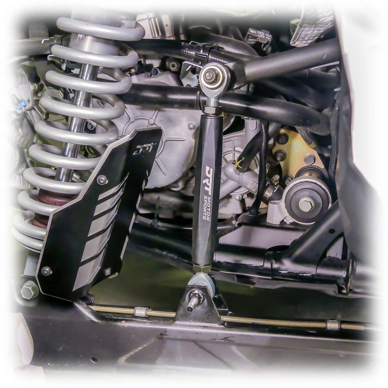 DRT Motorsports RZR Polaris Pro XP Billet Aluminum Hex Bar Adjustable Sway Bar Link Kit, Rear (M10)