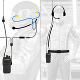 Rugged Radios IMSA Driver and Crew Chief Long Track Racing Kit with RDH16 Radios