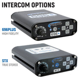 Rugged Radios Kawasaki Teryx KRX Complete Communication Kit with Bluetooth STX Stereo Intercom and M1 VHF Business Band  2-Way Radio with Dash Mount