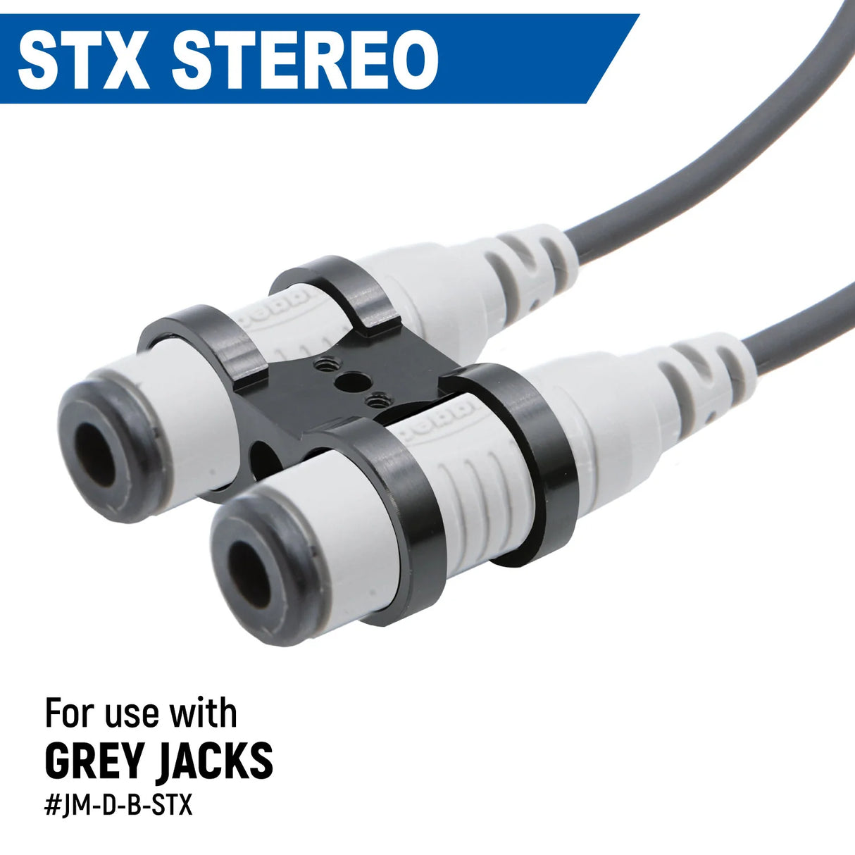 Rugged Radios Dual Headset or Helmet Jack - Bar Mount- STX