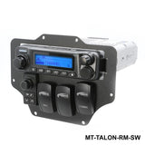 Rugged Radios Honda Talon Mount for Radio, Intercom, and Switches-M1 / G1 / G4 / RM45 / RM60 / GMR45 Radio + Intercom